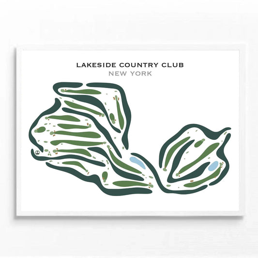 Lakeside Country Club, New York - Printed Golf Courses