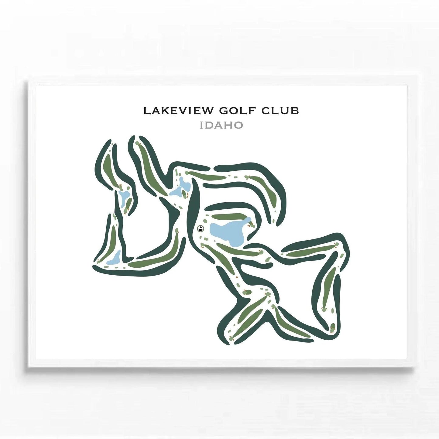 Lakeview Golf Club, Idaho - Printed Golf Courses