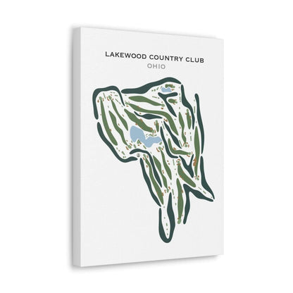 Lakewood Country Club, Ohio - Printed Golf Courses
