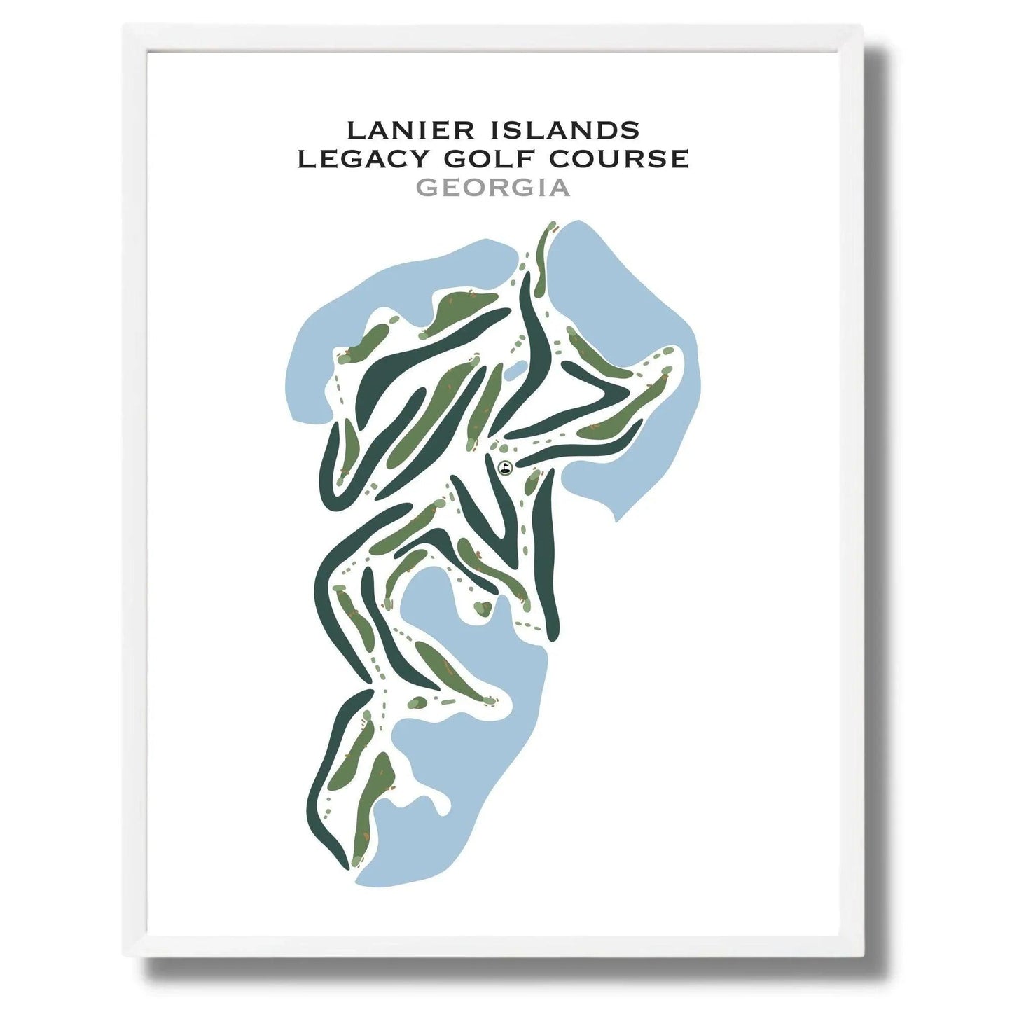 Lanier Islands Legacy Golf Course, Georgia - Printed Golf Courses