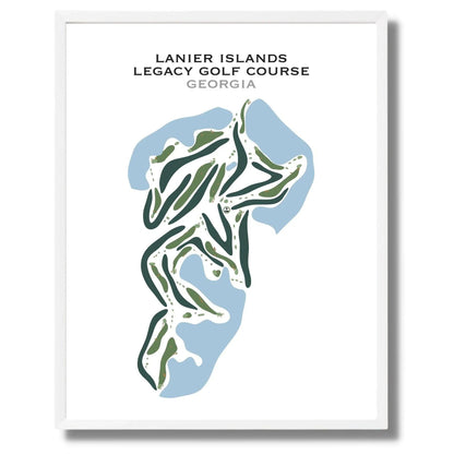 Lanier Islands Legacy Golf Course, Georgia - Printed Golf Courses