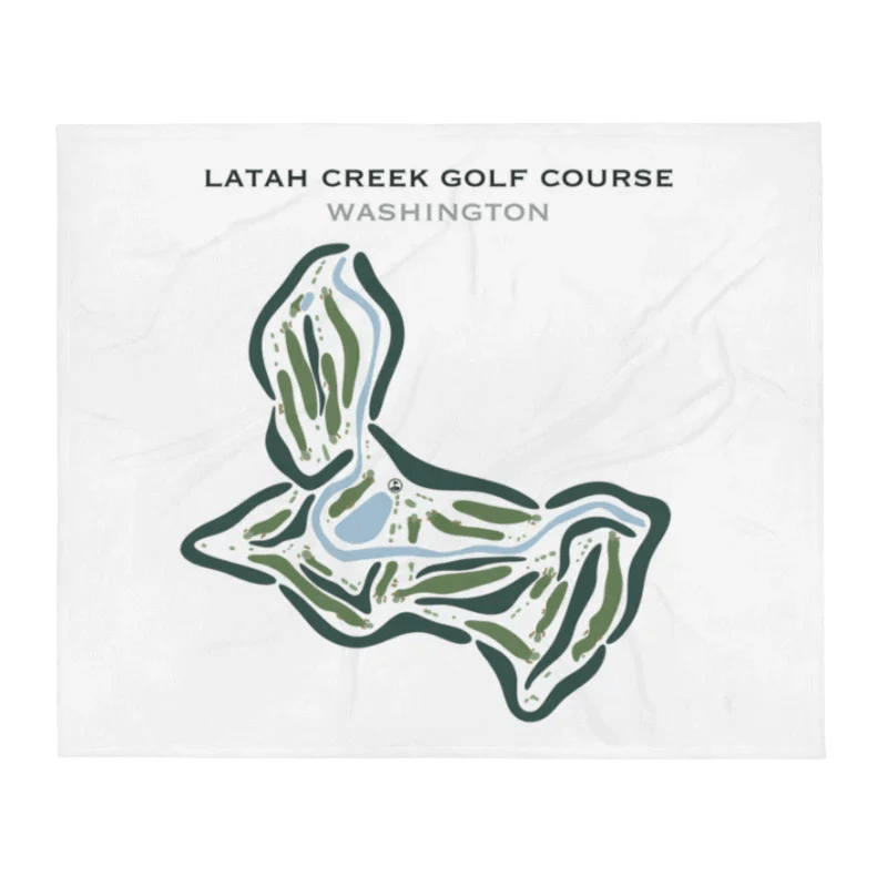 Latah Creek Golf Course, Washington - Printed Golf Courses