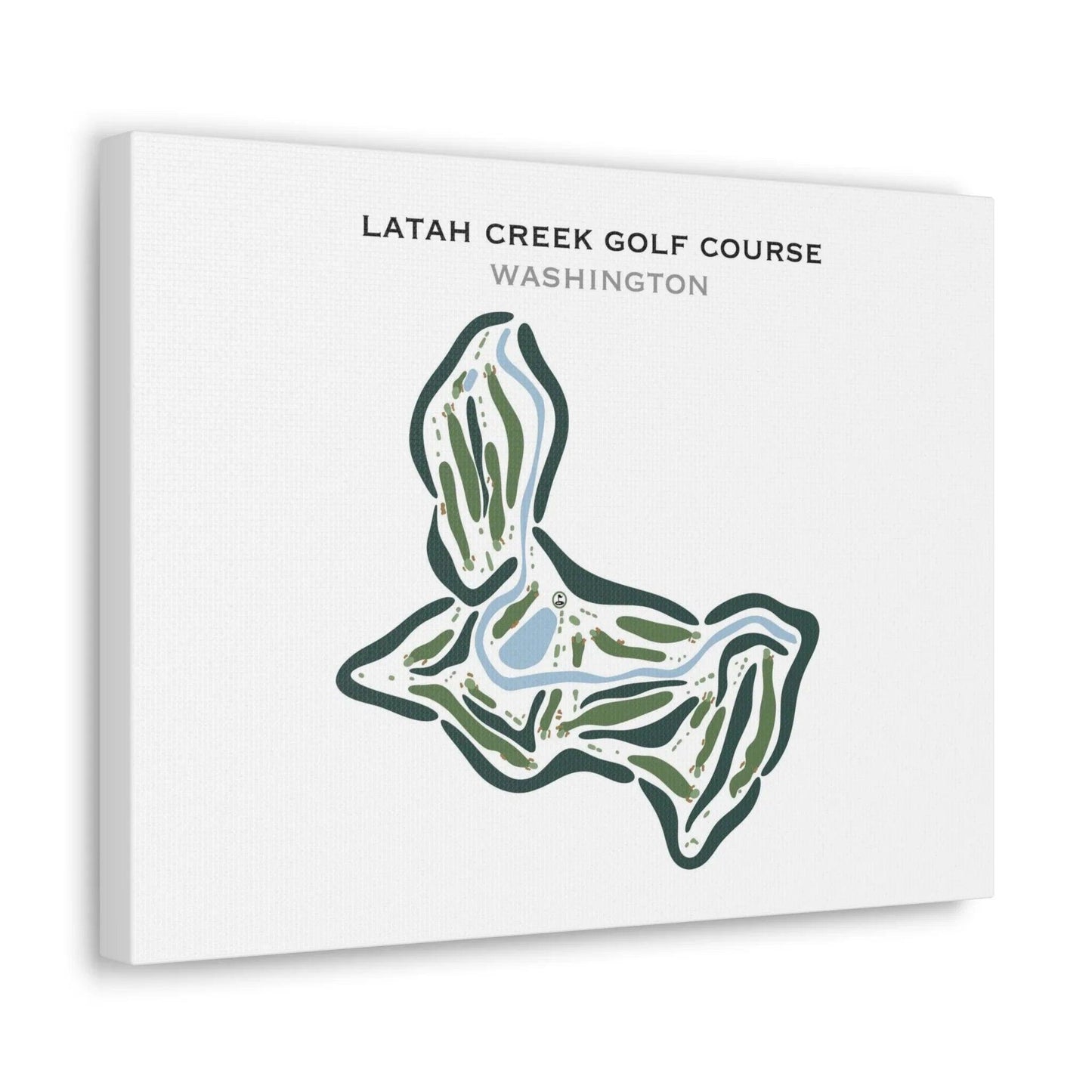 Latah Creek Golf Course, Washington - Printed Golf Courses
