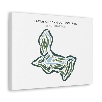 Latah Creek Golf Course, Washington - Printed Golf Courses