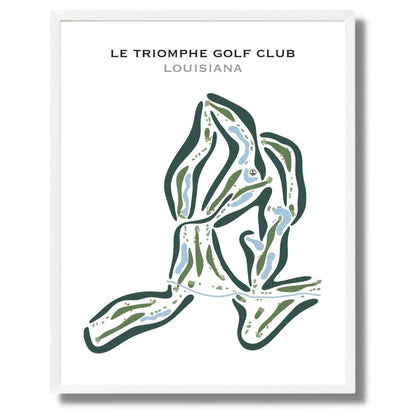 Le Triomphe Golf & Country Club, Louisiana - Printed Golf Courses