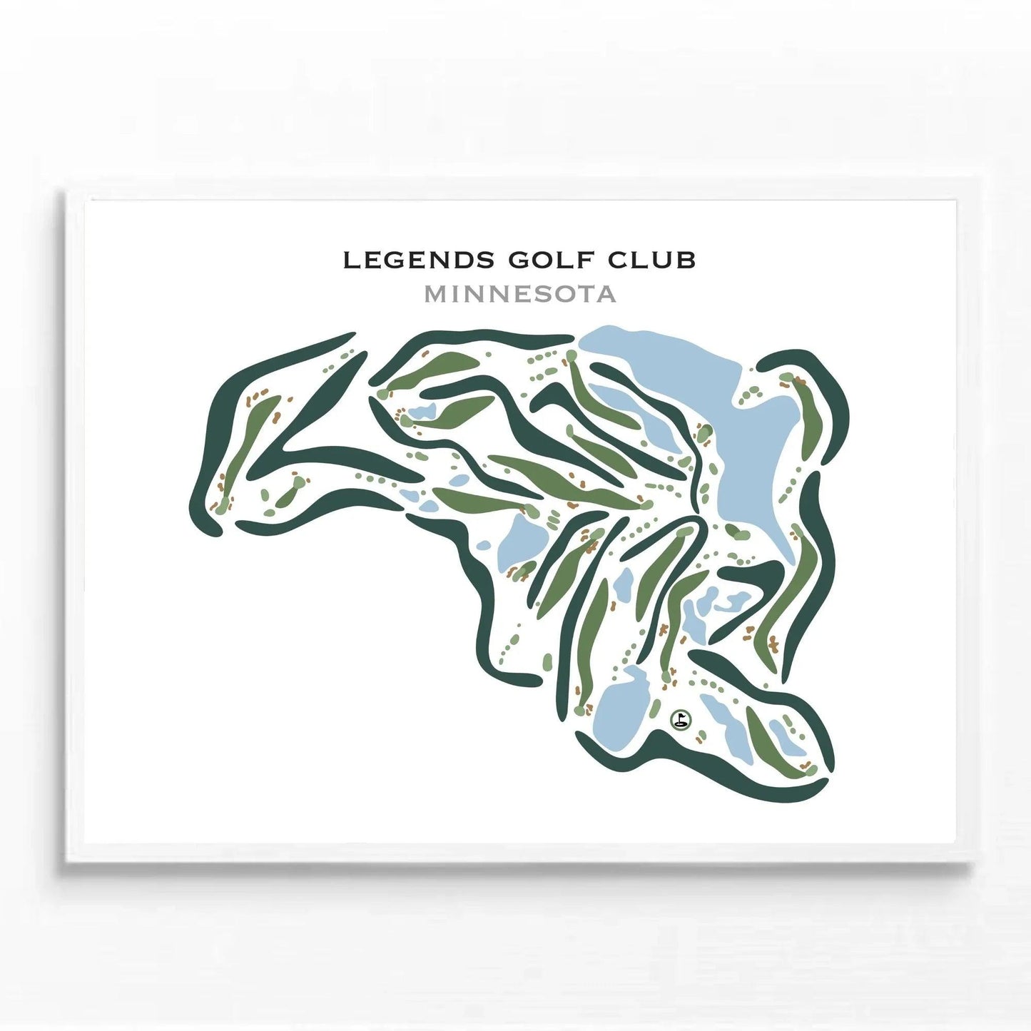 Legends Golf Club, Minnesota - Printed Golf Courses