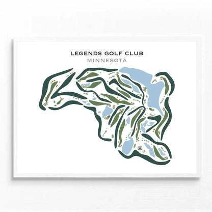 Legends Golf Club, Minnesota - Printed Golf Courses