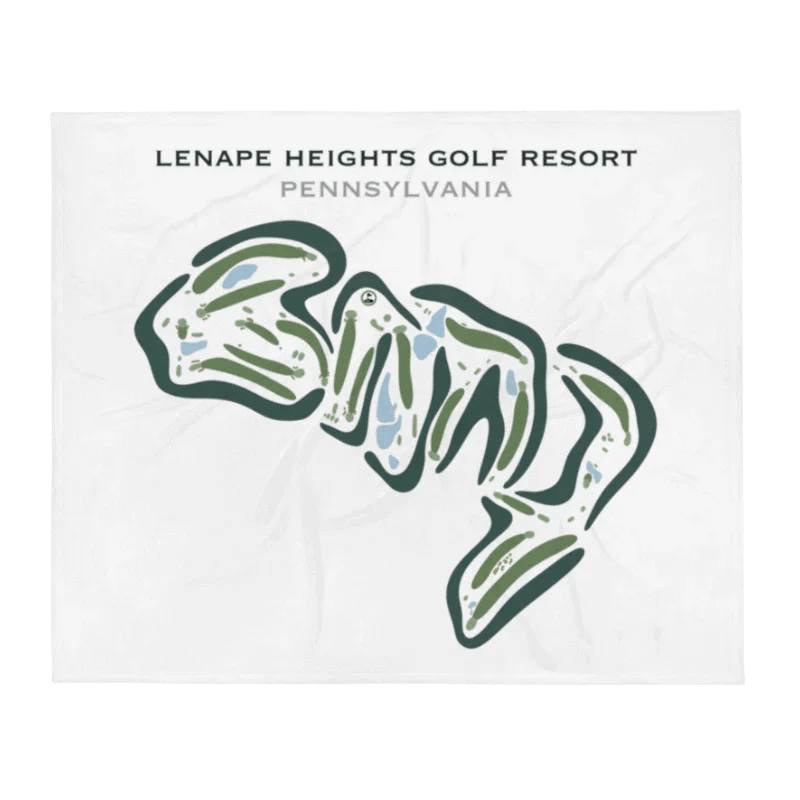 Lenape Heights Golf Resort, Pennsylvania - Printed Golf Courses