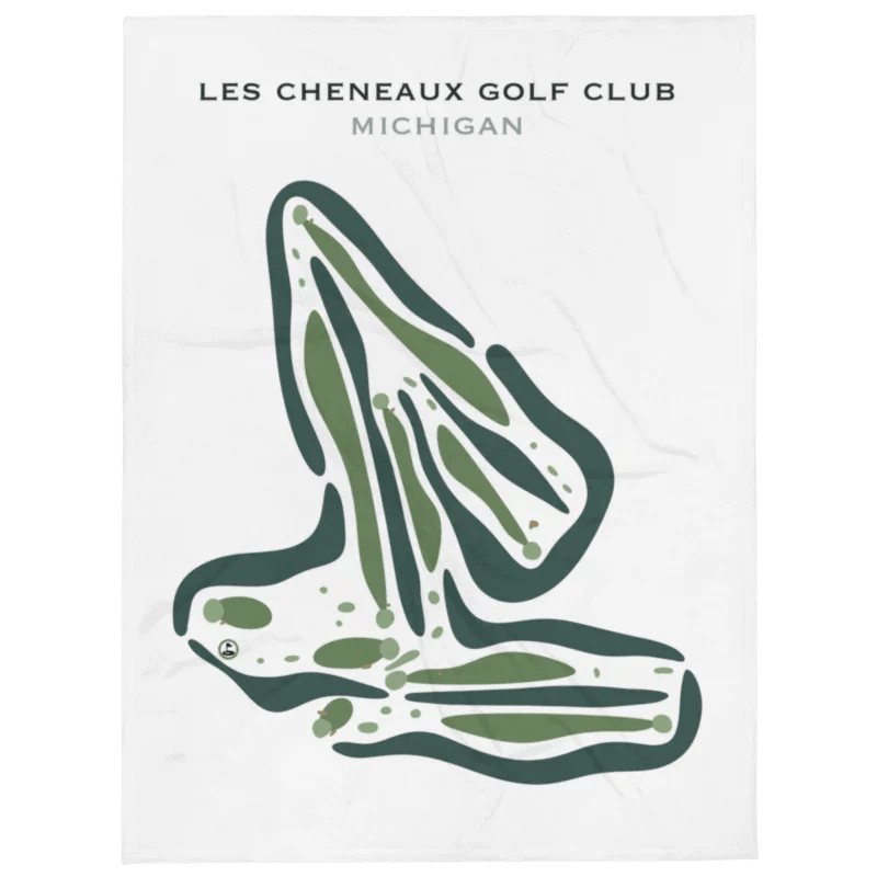 Les Cheneaux Golf Club, Michigan - Printed Golf Courses