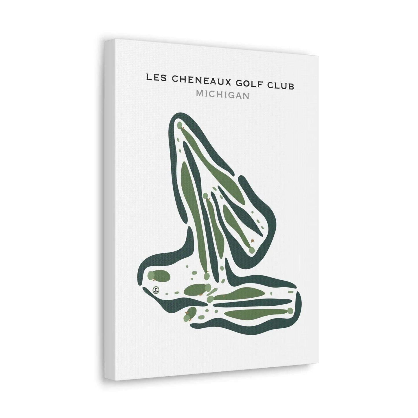 Les Cheneaux Golf Club, Michigan - Printed Golf Courses
