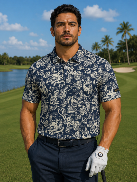 Living Dangerous Performance Golf Polo