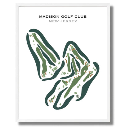 Madison Golf Club, New Jersey - Printed Golf Courses