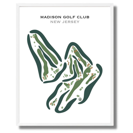 Madison Golf Club, New Jersey - Printed Golf Courses