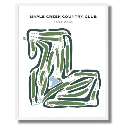 Maple Creek Country Club, Indiana - Printed Golf Courses