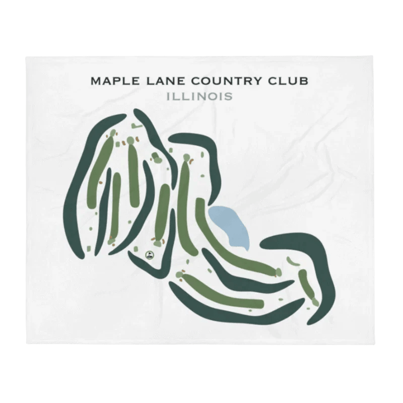 Maple Lane Country Club, Illinois - Printed Golf Courses