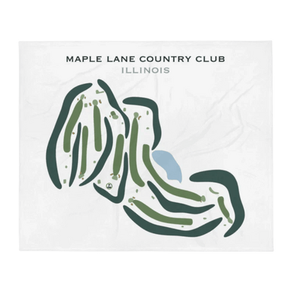 Maple Lane Country Club, Illinois - Printed Golf Courses