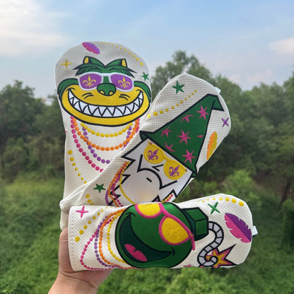 Mardi Gras Mischief Head Covers