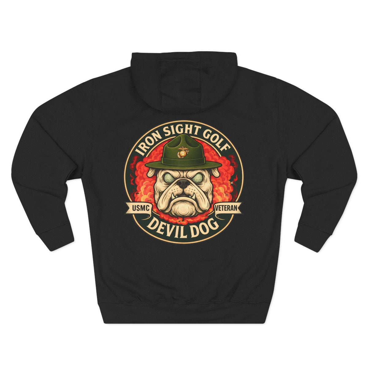 Marine Devil Dog Golf Hoodie — Iron Sight Golf