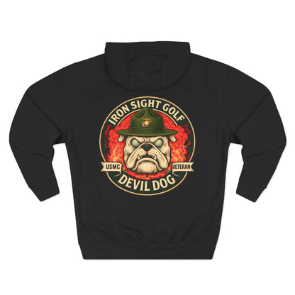 Marine Devil Dog Golf Hoodie — Iron Sight Golf