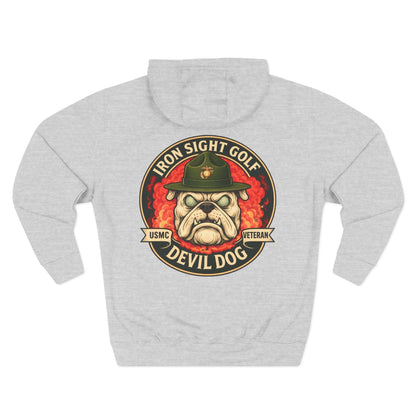Marine Devil Dog Golf Hoodie — Iron Sight Golf