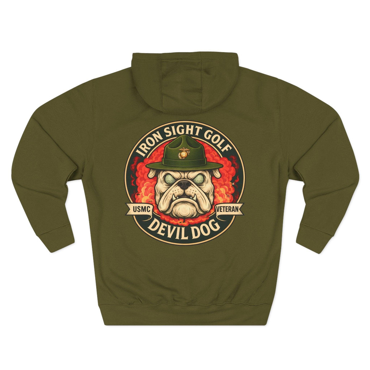 Marine Devil Dog Golf Hoodie — Iron Sight Golf