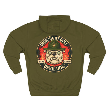 Marine Devil Dog Golf Hoodie — Iron Sight Golf