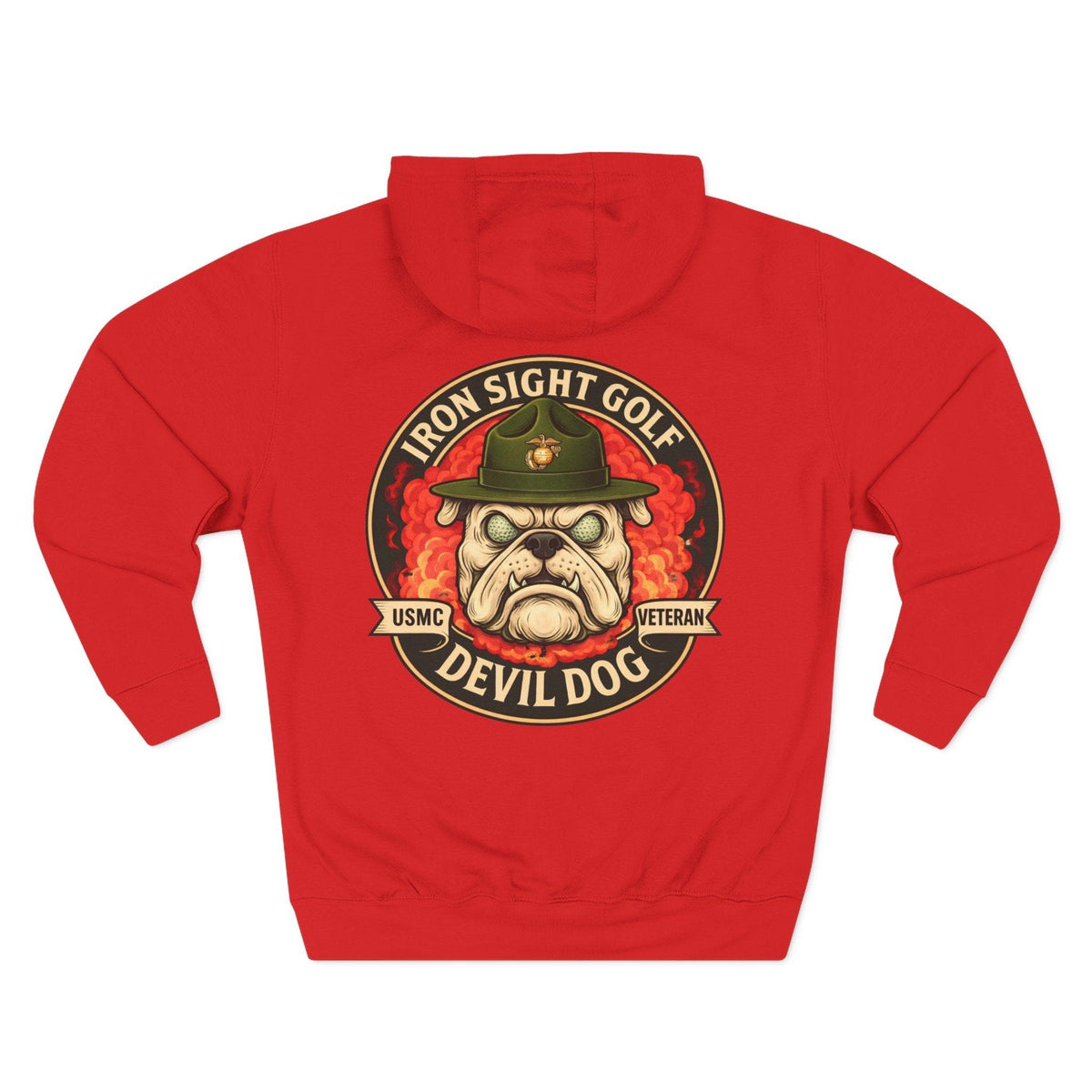 Marine Devil Dog Golf Hoodie — Iron Sight Golf