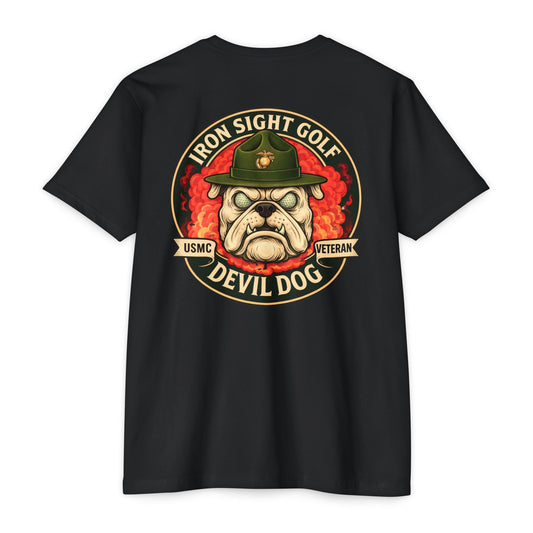 Marine Devil Dog Golf T-Shirt — Iron Sight Golf