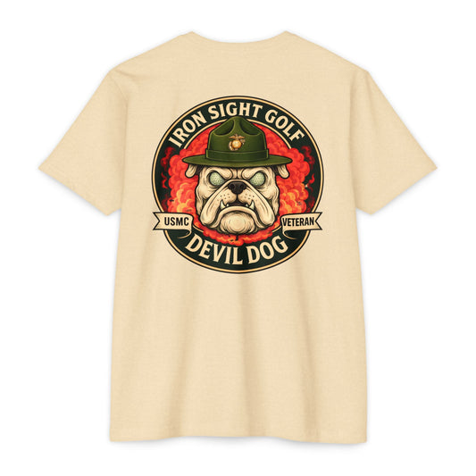 Marine Devil Dog Golf T-Shirt — Iron Sight Golf