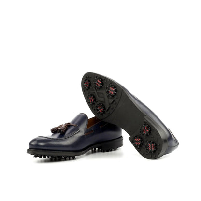 marine-loafer-golf-shoes-men-blue-leather-loafers-987 - GOLF LEAGUE