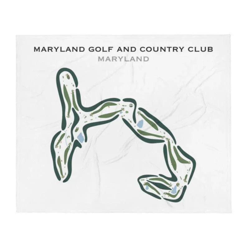 Maryland Golf and Country Club, Maryland - Printed Golf Courses