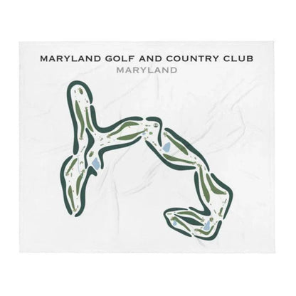 Maryland Golf and Country Club, Maryland - Printed Golf Courses
