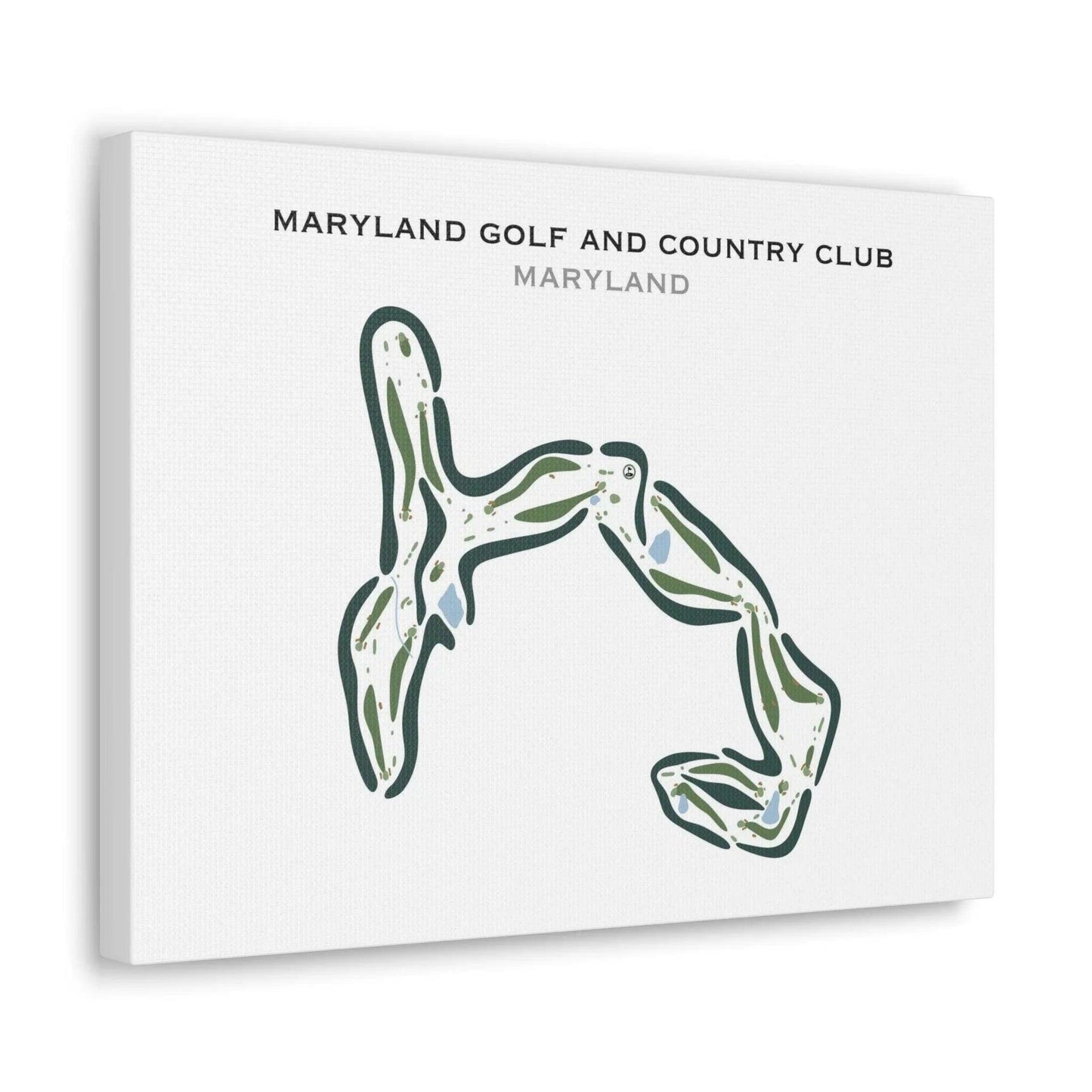 Maryland Golf and Country Club, Maryland - Printed Golf Courses