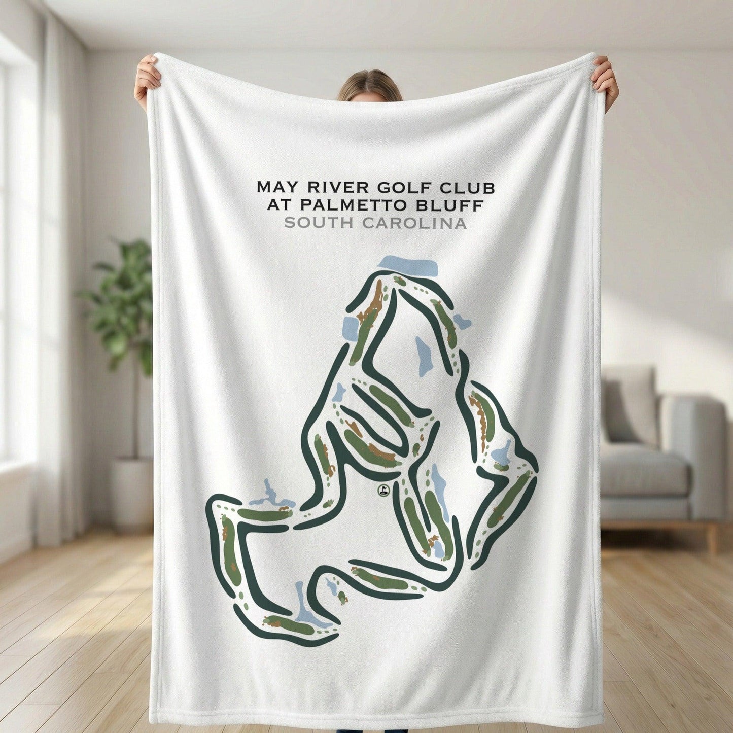 May River Golf Club Palmetto Bluff, South Carolina - Printed Golf Courses