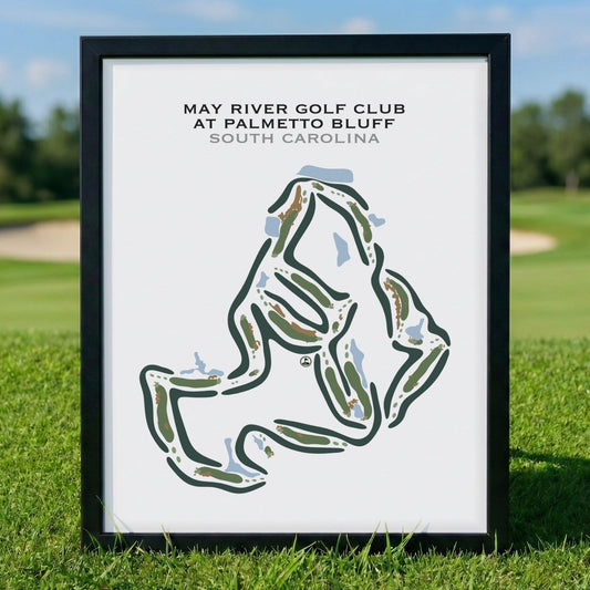 May River Golf Club Palmetto Bluff, South Carolina - Printed Golf Courses