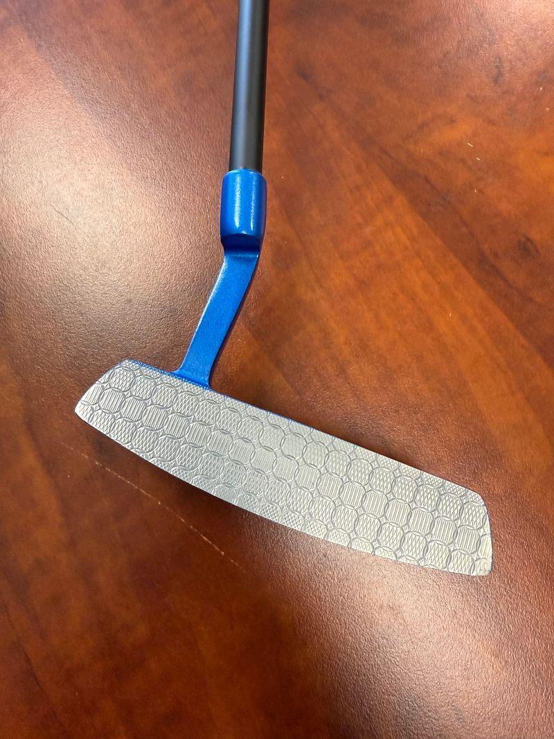 Lombardi Golf Custom Blue 1969 Double Wide Blade Left Hand Golf Putter - GOLF LEAGUE