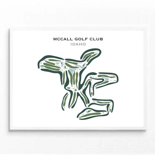 McCall Golf Club, Idaho - Printed Golf Courses
