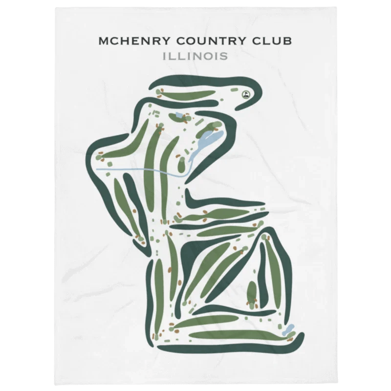 McHenry Country Club, Illinois - Printed Golf Courses