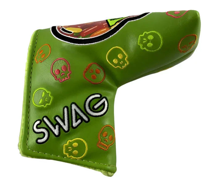 Swag Golf - Candy (Mike And Ike’s) Fruity Green 2021 Halloween Blade Putter Headcover - GOLF LEAGUE