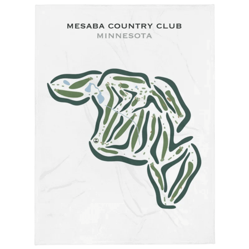 Mesaba Country Club, Minnesota - Printed Golf Courses