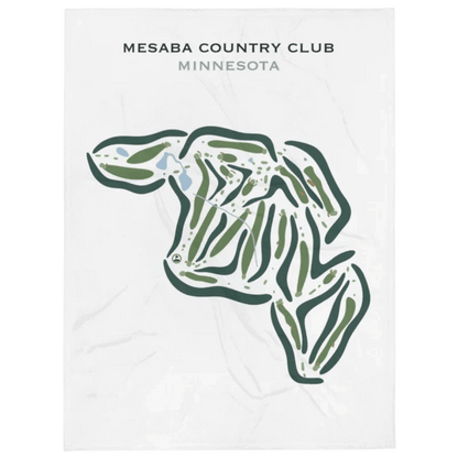 Mesaba Country Club, Minnesota - Printed Golf Courses