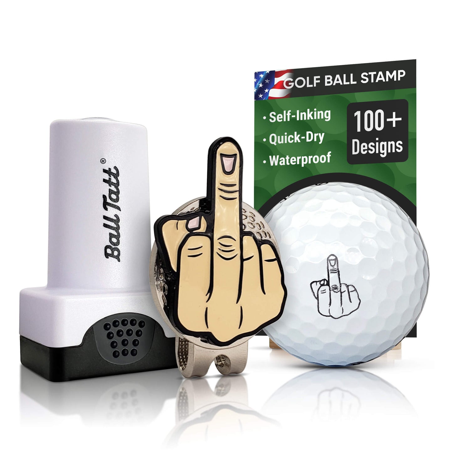 Middle Finger Hat Clip Set