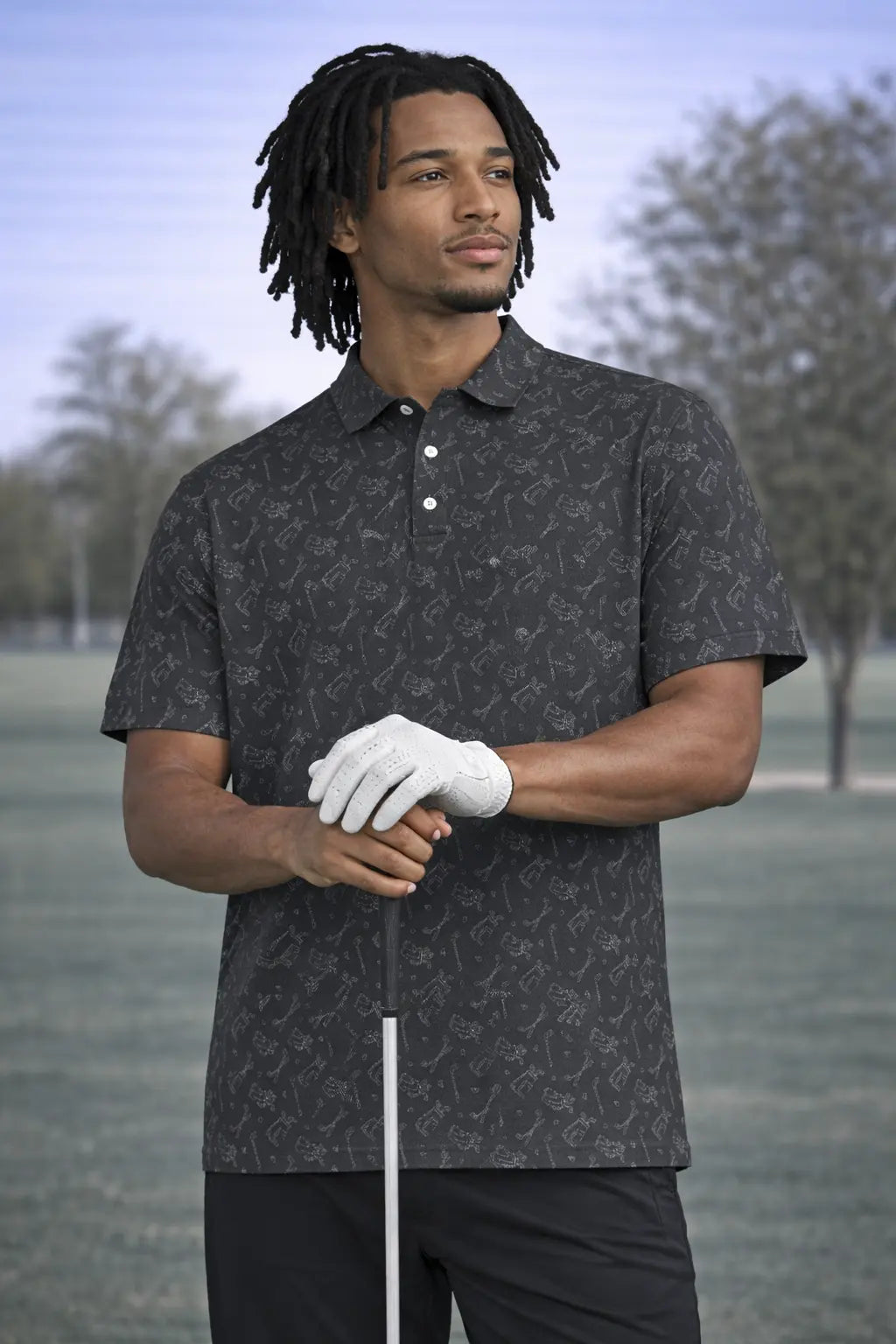 Midnight Golf Performance Polo