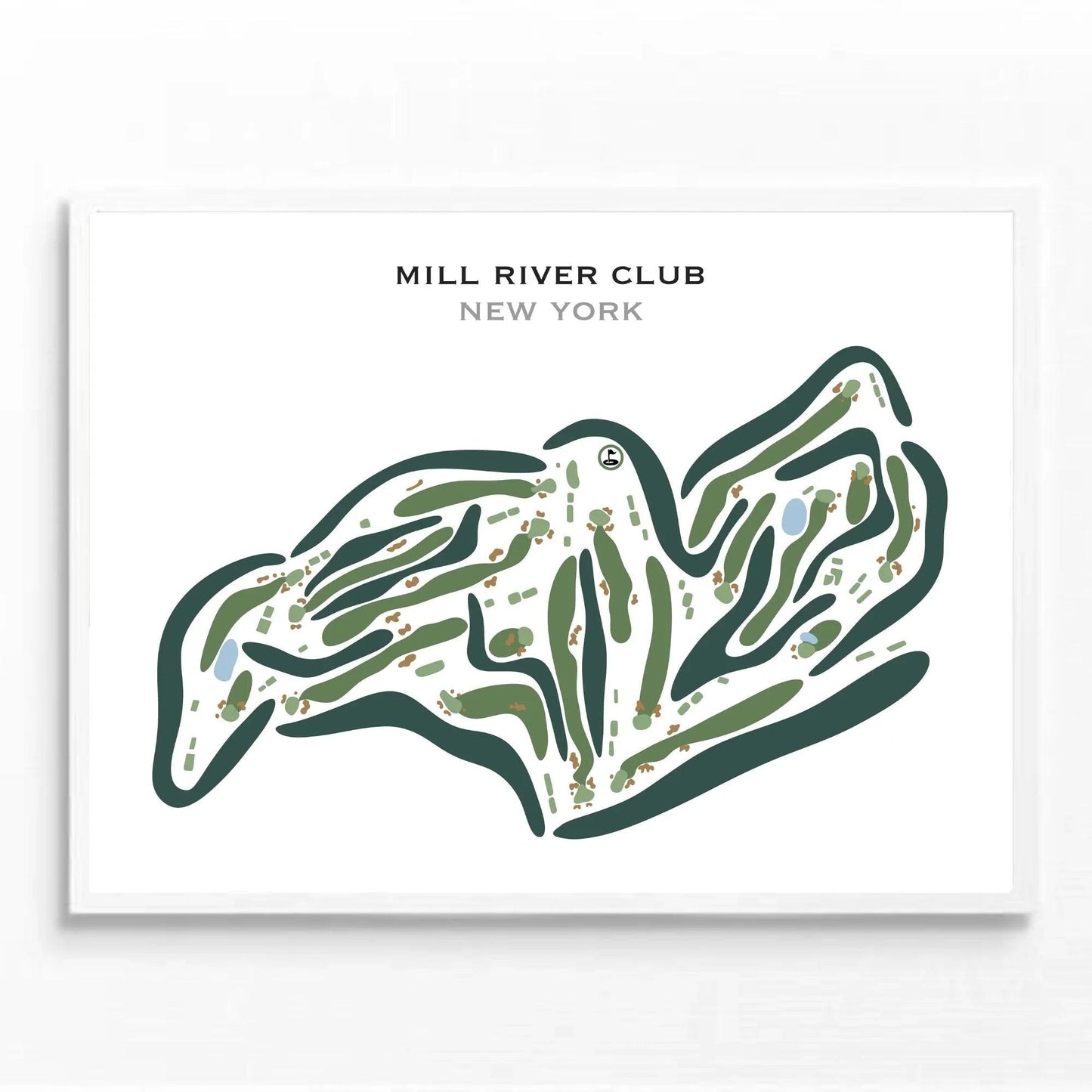 Mill River Club, New York - Printed Golf Courses
