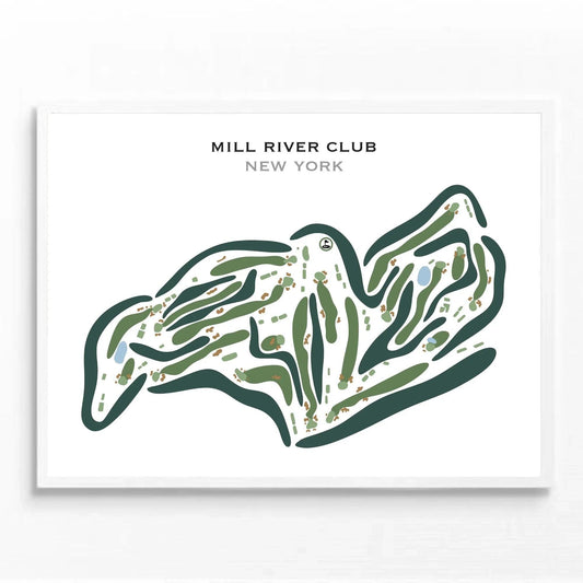 Mill River Club, New York - Printed Golf Courses