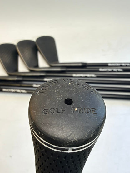 Miura MB-101 Black 4-PW Iron Set Fujikura Axiom 75R Regular Graphite Used