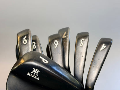 Miura MB-101 Black 4-PW Iron Set Fujikura Axiom 75R Regular Graphite Used