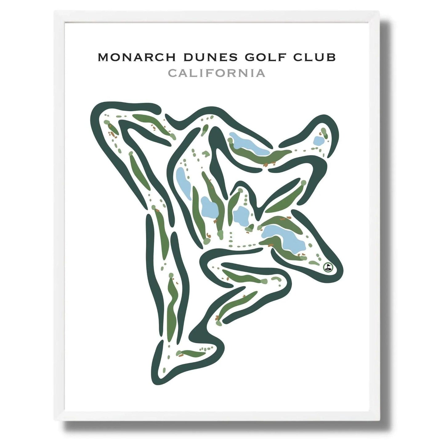 Monarch Dunes Golf Club, California - Printed Golf Courses