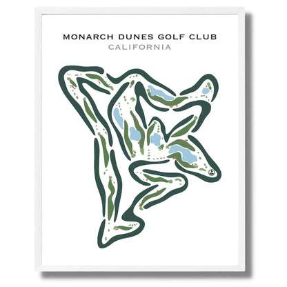 Monarch Dunes Golf Club, California - Printed Golf Courses