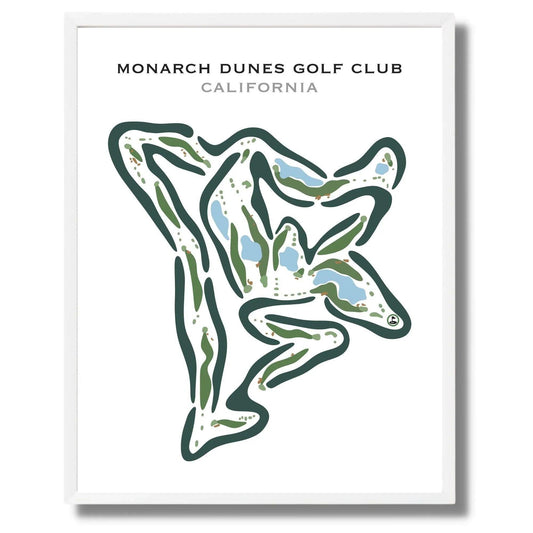 Monarch Dunes Golf Club, California - Printed Golf Courses